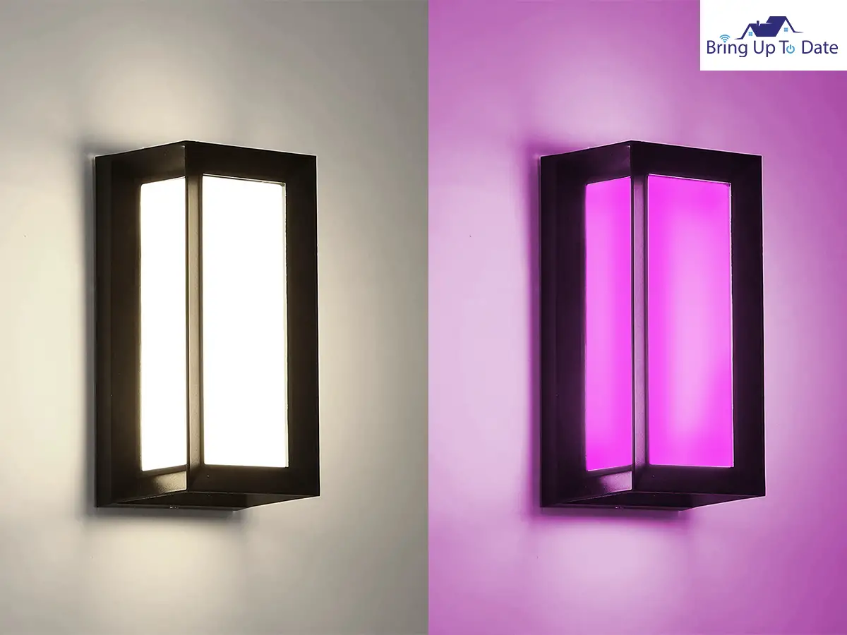 White and Color Outdoor Wall Mounted Lights
