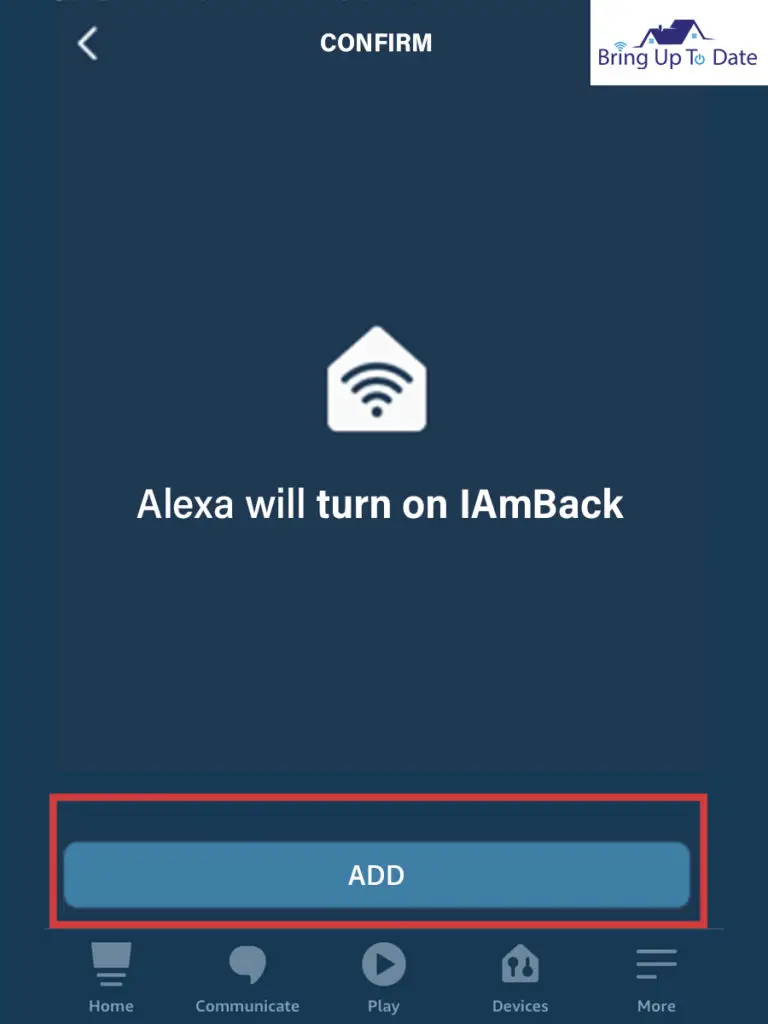 Adding a Scene on the Alexa App
