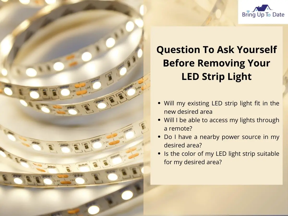 Checklist To Look At Before Moving Your LED Strip Light