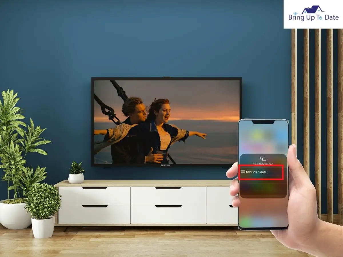 Distance Between Your Mobile and Samsung TV