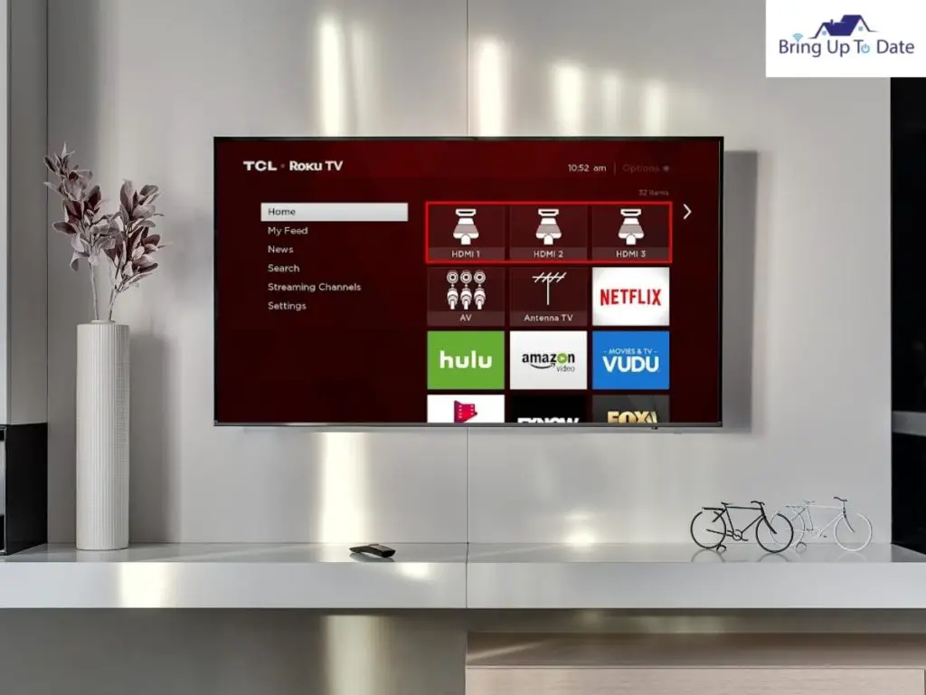 Inputs on your Roku Tv