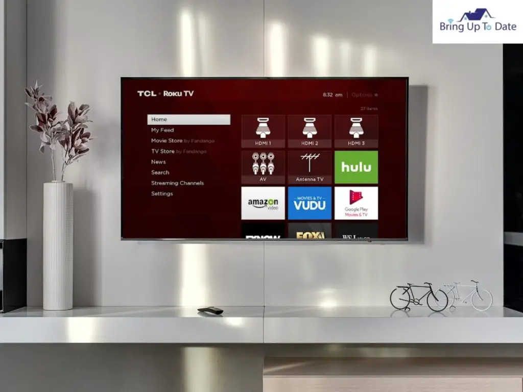 Roku TV home screen