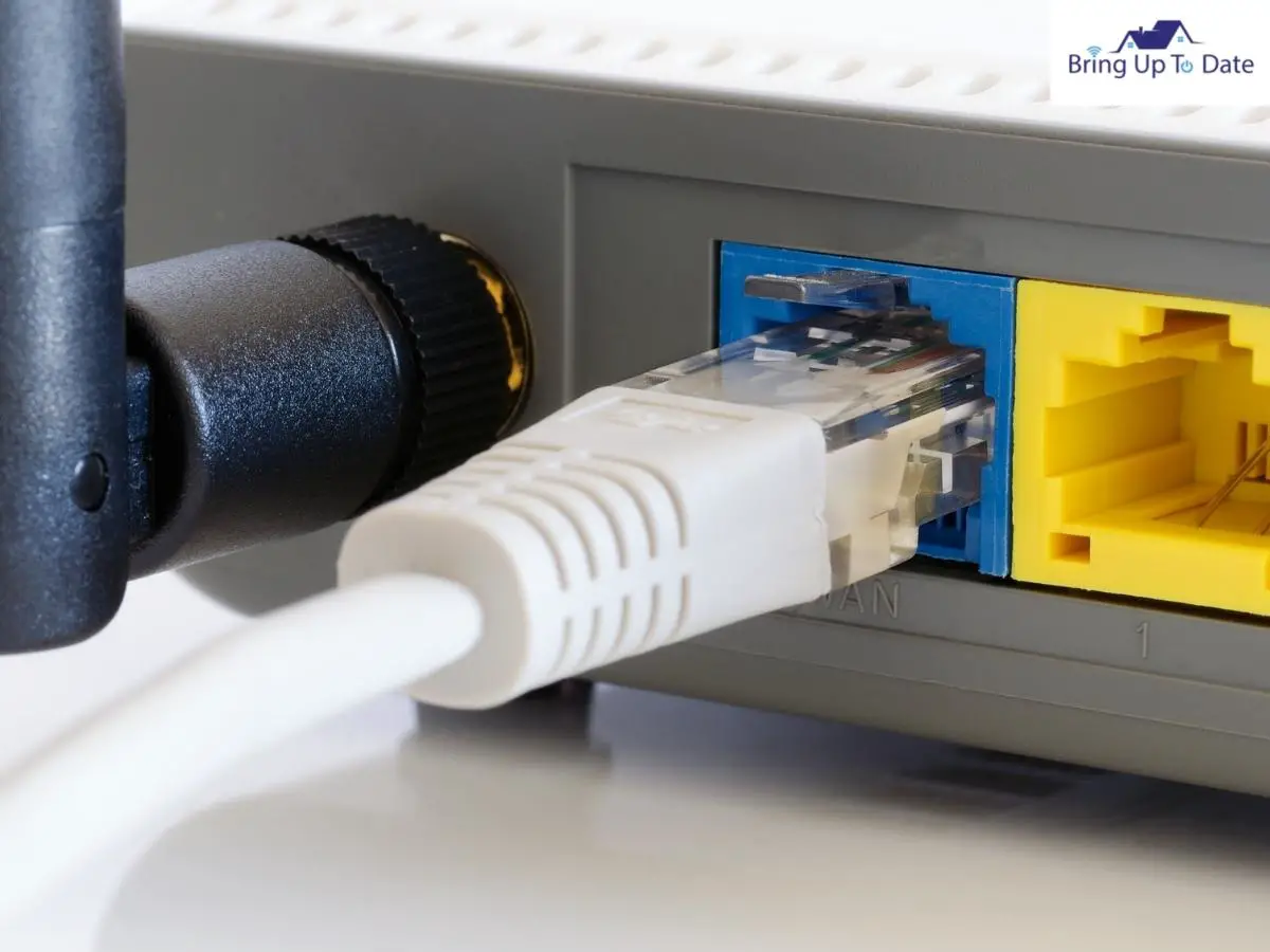 Connect ethernet to the router