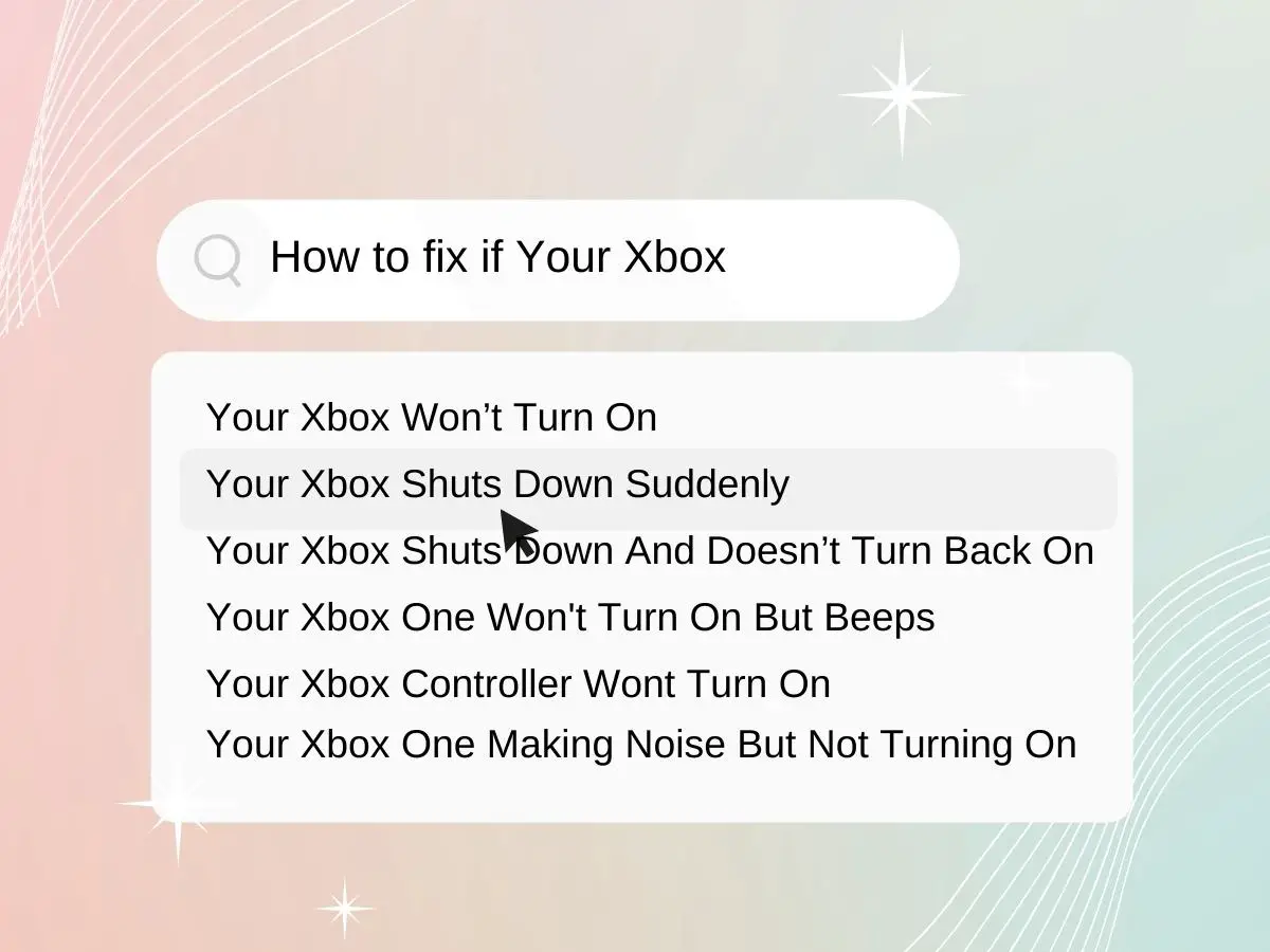 Some Common Troubles Shown By Xbox