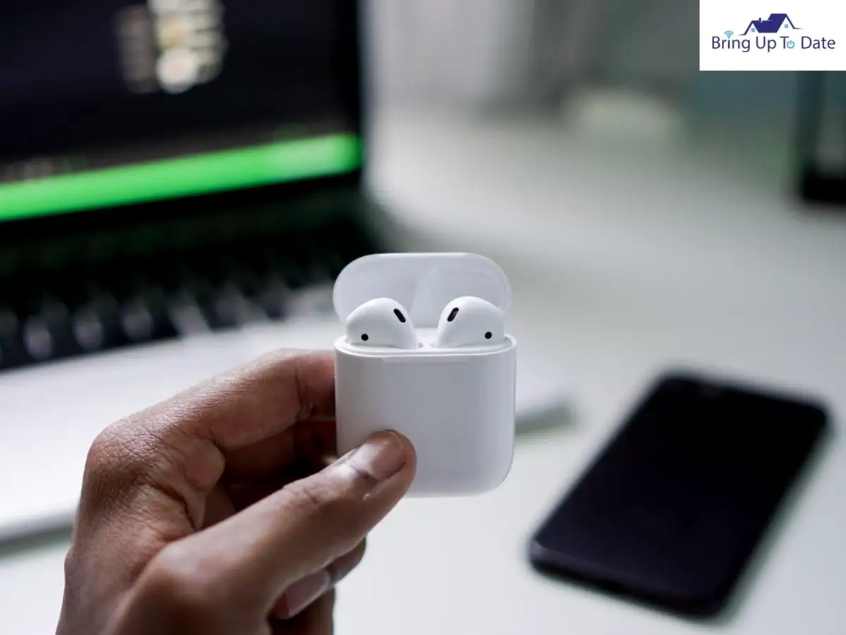 Fully charged AirPods