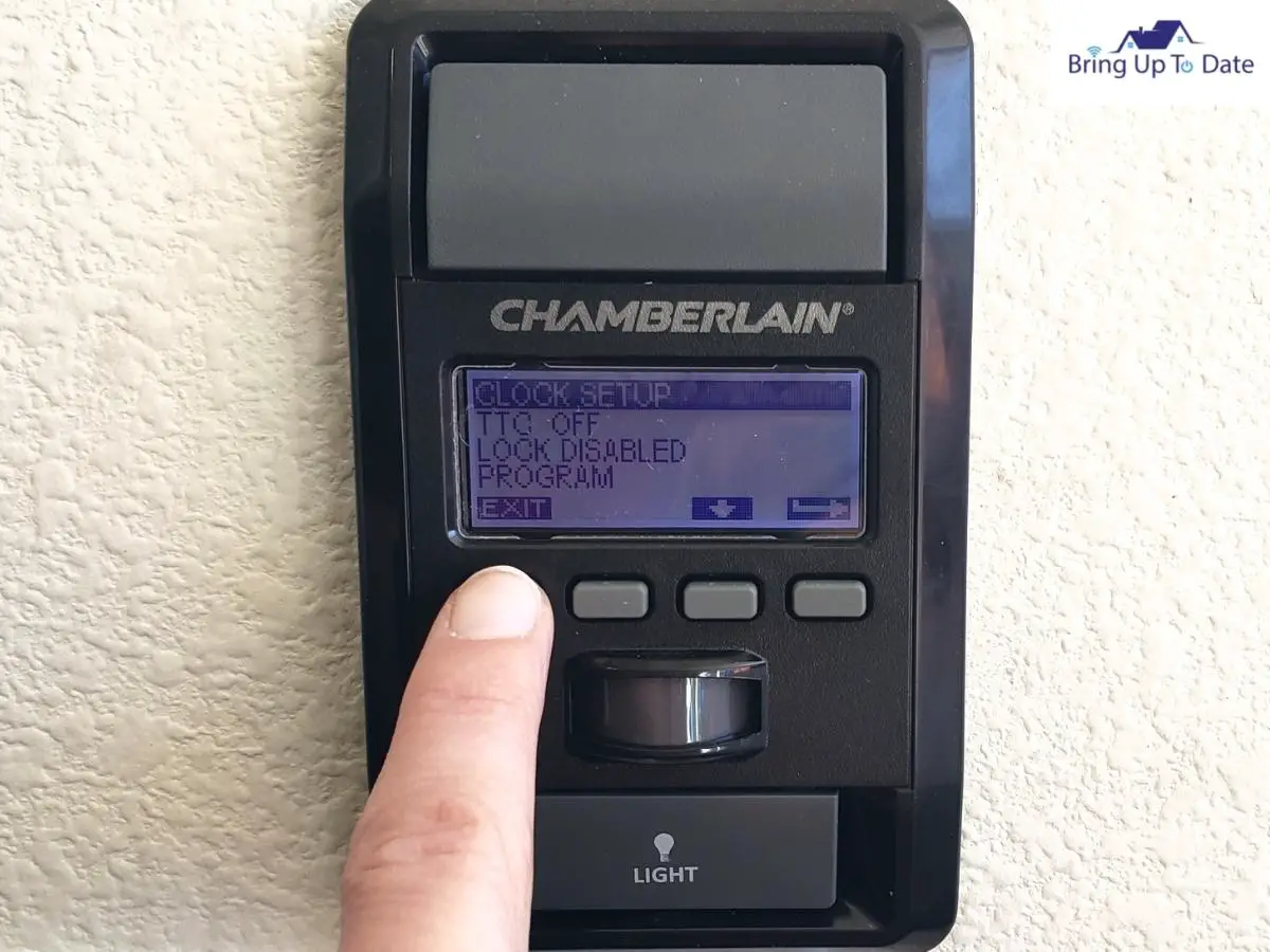 Pair Chamberlain Garage Door Opener To Remote Using Door Control