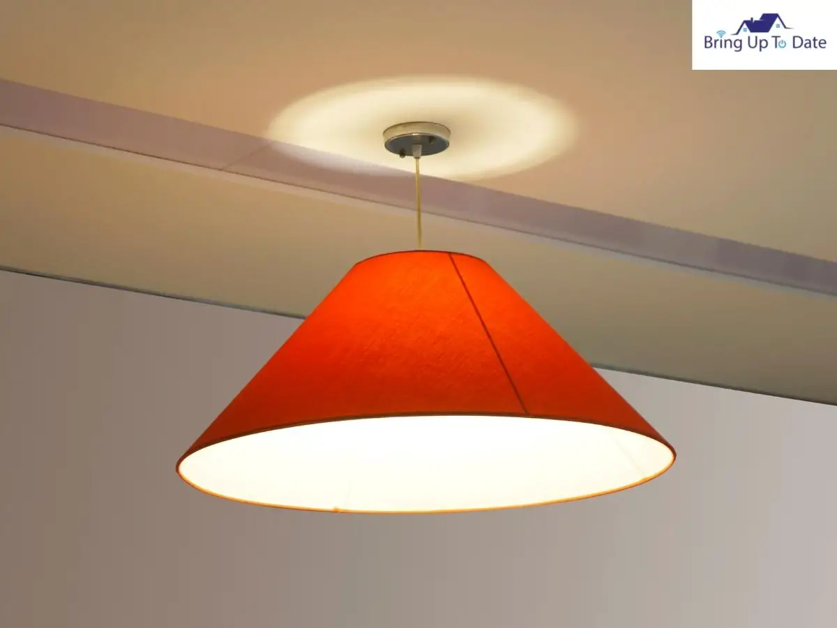 How To Hang A Lamp From Ceiling By Drilling A Hole
