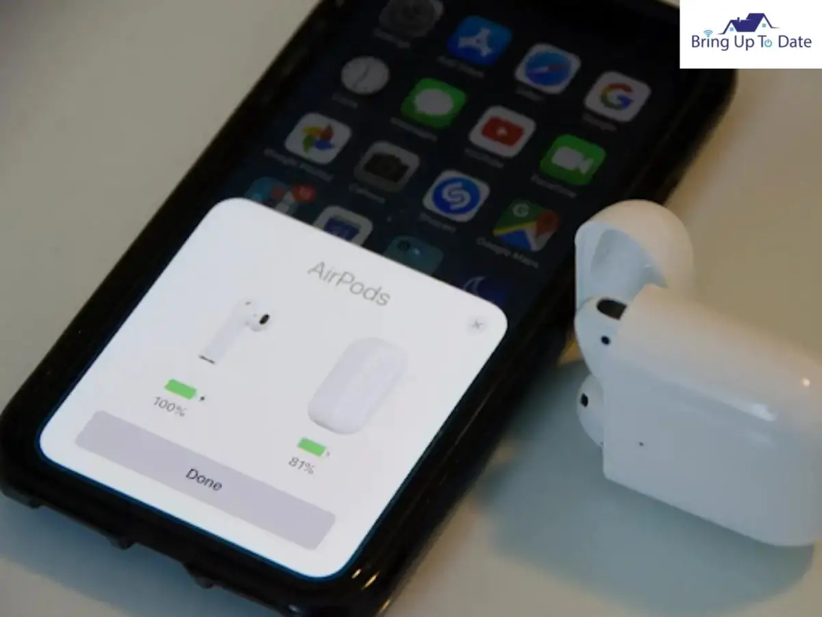 Ensure that the AirPods and the Charging Case are charged.