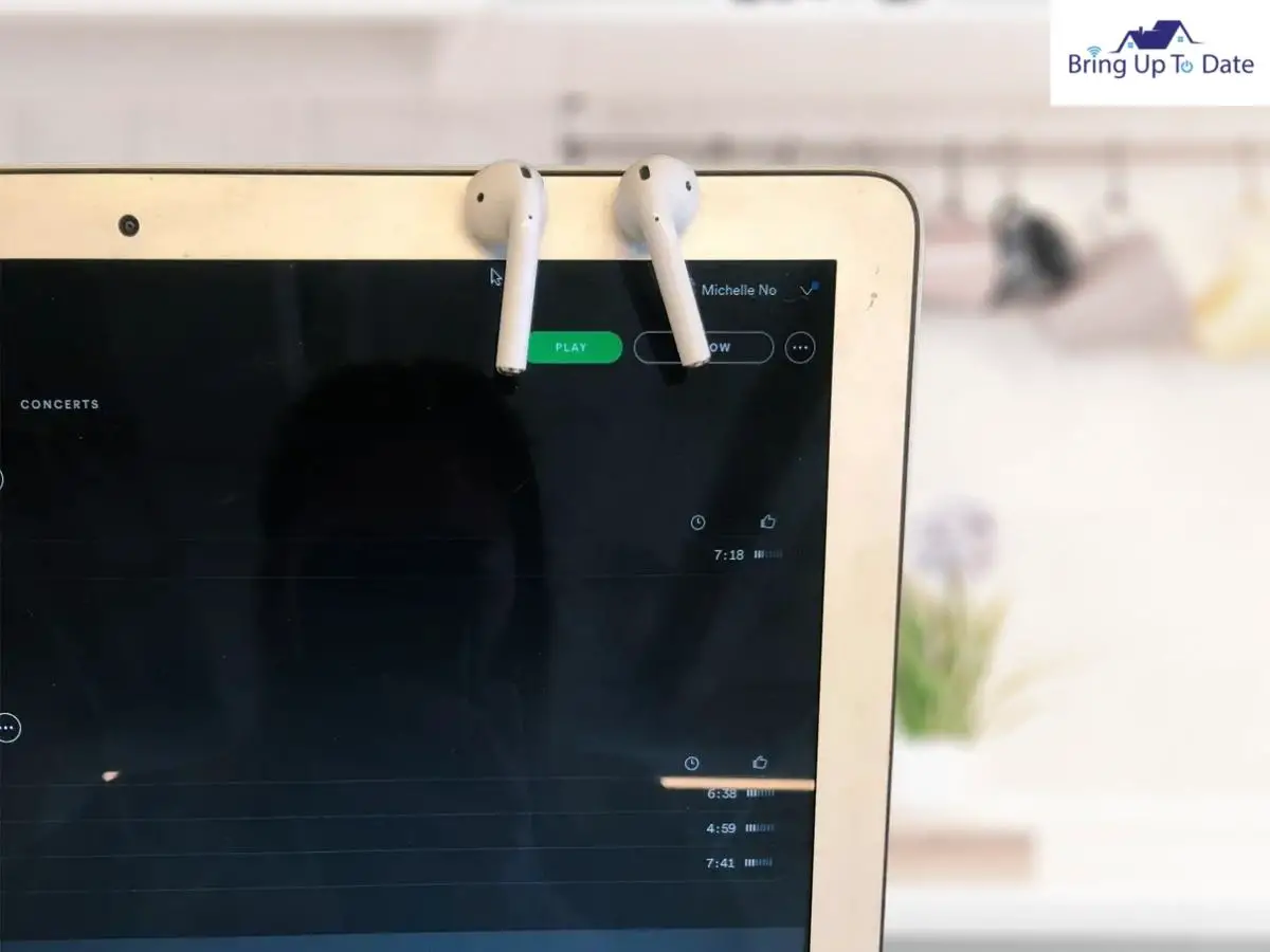 Use the MacBook Magnet to charge your AirPods.