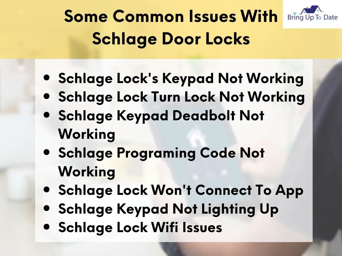 Common Issues With Schlage Locks