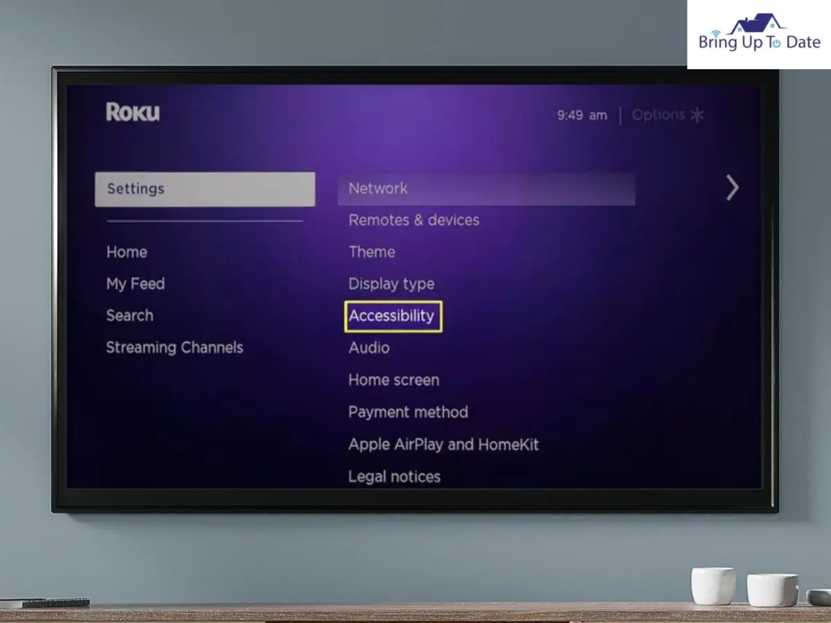 Using The Accessibility Settings On Roku TV